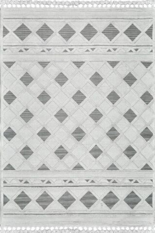 GÜMÜŞSUYU DECO ALVİN 12731 HALI GRİ