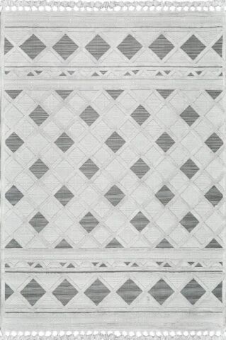 GÜMÜŞSUYU DECO ALVİN 12731 HALI GRİ