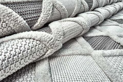 GÜMÜŞSUYU DECO ALVİN 12731 HALI GRİ