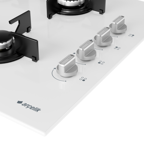 Arçelik OCD T 601-1 EB Gazlı Cam Tablalı Ocak