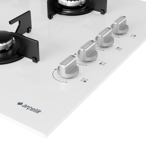 Arçelik OCD T 601-1 EB Gazlı Cam Tablalı Ocak