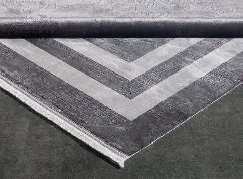 GÜMÜŞSUYU BLACK&BROWN 11297 HALI GRİ