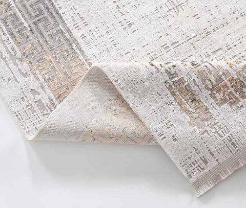 GÜMÜŞSUYU BLACK&BROWN 11298 HALI SARI