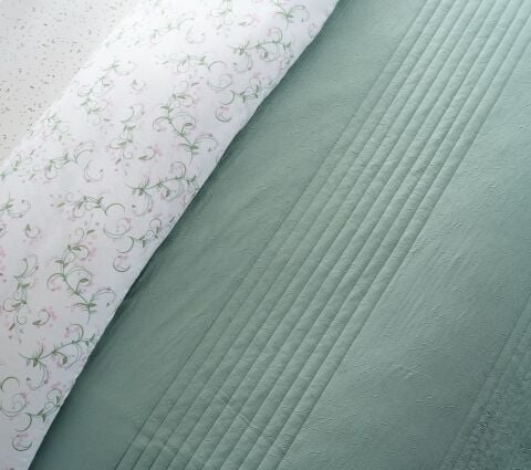 DOQU MULTİ SELECTİON NEVRESİM TAKIMI YATAK ÖRTÜSÜ TEK KİŞİLİK YEŞİL